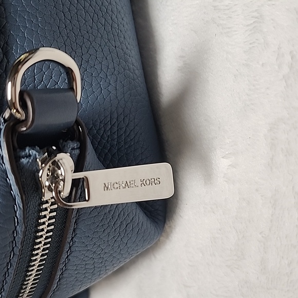 Michael Kors Hyde Denim Blue Satchel - Picture 5 of 8